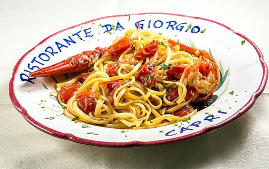 Spaghetti agli scampi - Ristorante Da Giorgio